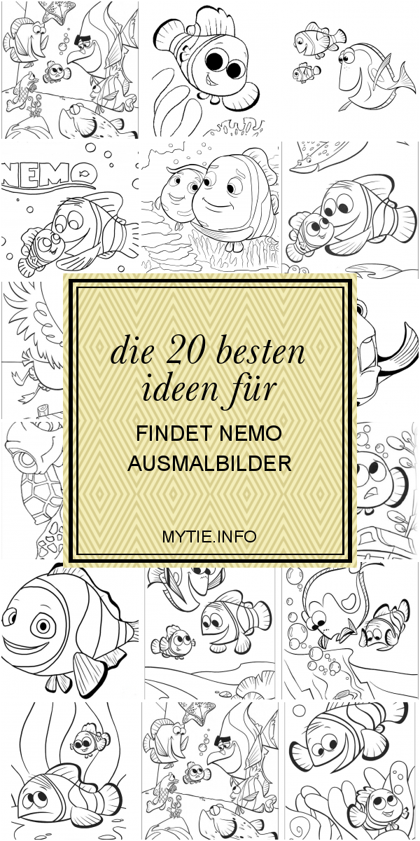 Die 20 Besten Ideen Für Findet Nemo Ausmalbilder